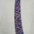 Natural Untreated MULTI SAPPHIRE Gemstone Faceted Shaded Rondelle Checker Cut Beads Necklace 18.2" - 20.2"