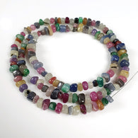 MULTI SAPPHIRE Gemstone Loose Beads : 129.00cts Natural Untreated Sapphire Gemstone 18
