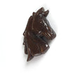 Golden Brown Chocolate SAPPHIRE Gemstone Carving : 36.00cts Natural Untreated Sapphire Hand Carved HORSE 29*23mm