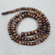 Golden Brown CHOCOLATE SAPPHIRE Gemstone Loose Beads : 94.60cts Natural Untreated Sapphire 14.5" Round Shape Cabochon 3mm - 6mm