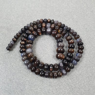 Silver Brown CHOCOLATE SAPPHIRE Gemstone Loose Beads : 77.25cts Natural Untreated Sapphire 12