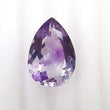 PURPLE RUTILE AMETHYST Gemstone Normal Cut : 6.40cts Natural Untreated Amethyst Pear Shape 12*17mm (With Video)