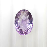 PURPLE RUTILE AMETHYST Quartz Gemstone Normal Cut : 5.70cts Natural Untreated Amethyst Oval Shape 14*10mm (With Video)