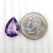 PURPLE AMETHYST Gemstone Normal Cut : 6.75cts Natural Untreated Amethyst Pear Shape 12*17mm (With Video)