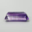 PURPLE RUTILE AMETHYST Quartz Gemstone Normal Cut : 14.30cts Natural Untreated Amethyst Octagon Shape 22*10mm (With Video)