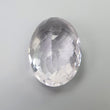 RUTILE AMETHYST Quartz Gemstone Checker Cut : 24.55cts Natural Untreated Amethyst Oval Shape 16*22mm (With Video)