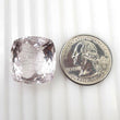 PURPLE RUTILE AMETHYST Quartz Gemstone Checker Cut : 35.00cts Natural Amethyst Cushion Shape 20*19mm (With video)