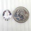 PURPLE RUTILE AMETHYST Quartz Gemstone Normal Cut : 7.95cts Natural Untreated Amethyst Oval Shape 12*16mm (With Video)