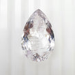 RUTILE AMETHYST Quartz Gemstone Checker Cut : 20.00cts Natural Untreated Amethyst Pear Shape 24*15mm (With Video)