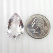 RUTILE AMETHYST Quartz Gemstone Checker Cut : 20.00cts Natural Untreated Amethyst Pear Shape 24*15mm (With Video)