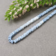 OPAL Gemstone Loose BEADS : Natural Color Enhanced Shaded Blue Opal Loose Square Heishe Statement Beads 17"