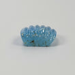 AQUAMARINE Gemstone Carving  : 21.85cts Natural Untreated Blue Aqua Hand Carved Cushion Shape 18.5*17mm