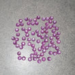 स्टार शीन रूबी रत्न कैबोचोन: 35.10cts प्राकृतिक अनुपचारित रूबी गोल आकार कैबोचोन 4mm 78pcs