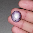 Star Sapphire Gemstone Cabochon : 32.30cts Natural Untreated Pink Sapphire Both Side 6Ray Star Oval Shape Briolette 19*16mm