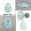 Blue, Yellow, Lite Green & Pink ONYX Gemstone Carving  : Natural Color Enhanced ONYX Hand Carved Egg Shape 43*31mm-44*31mm 1pc