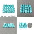 Turquoise Gemstone Cabochon : Natural Untreated Sleeping Beauty Blue Turquoise Round Oval Shape Lots