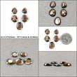 Golden Sapphire Gemstone Normal Cut : Natural Untreated Chocolate Sheen Sapphire Uneven Shape Set