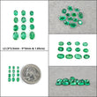 Emerald Gemstone Normal Cut : Natural Untreated Unheated Green Emerald Oval Shape Lots For Jewelry