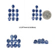 Blue Sapphire Gemstone Normal Cut : Natural Untreated Unheated Sapphire Oval Shape Lots