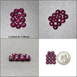 Star Ruby Gemstone Cabochon : Natural Untreated Unheated Red 6Ray Star Ruby Oval & Round Shape Lots