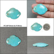 Blue TURQUOISE Gemstone Carving : Natural Untreated Unheated Arizona Turquoise Hand Carved Cloud