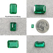 Emerald Gemstone Normal Cut : Natural Untreated Unheated Green Emerald Octagon Shape For Jewelry