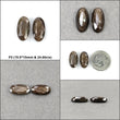 Sapphire Gemstone Normal & Checker Cut : Natural Untreated Chocolate And Silver Sapphire Round Oval Shape Pairs
