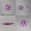 Star Sapphire Gemstone Cabochon : Natural Untreated African Pink Sapphire 6Ray Star Oval & Round Shape Lots