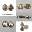 Golden Brown CHOCOLATE SAPPHIRE Gemstone Normal Cut : Natural Untreated Sheen Sapphire Uneven Shape 2 & 3pcs, Pair