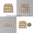 Multi Color MOONSTONE Gemstone Rose Cut : Natural Untreated Unheated Moonstone Uneven Egg Shape 17pcs 18pcs 19pcs