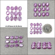 Raspberry Sheen SAPPHIRE Gemstone Rose Cut : Natural Untreated Unheated Pink Sapphire Oval Shape Lots
