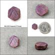 RECORD KEEPER RUBY Gemstone Crystal : Natural Untreated Unheated Red Ruby Triangle Formative Specimen