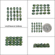 Green Sapphire Gemstone Normal Cut : Natural Untreated Sapphire Oval Shape 20pcs Lots