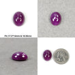 Purple Ruby Gemstone Cabochon : Natural Untreated Unheated Ruby Oval Shape