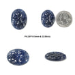 BLUE SAPPHIRE Gemstone Carving : Natural Untreated Unheated Sapphire Hand Carved Oval Shape (With Video)