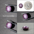 Exclusive Rare Record Keeper STAR SAPPHIRE Gemstone Cabochon : Natural Untreated African Pink Sapphire 6Ray Star Oval Shape