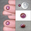 Star Sapphire Gemstone Cabochon : Natural Untreated Exclusive Rare Record Keeper Pink Sapphire 6Ray Star Oval Shape