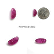 Burmese Ruby Gemstone Cabochon : Natural Untreated Unheated  Ruby Uneven Shape Tumble