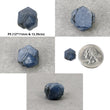 Record Keeper Blue SAPPHIRE Gemstone Crystal : Natural Unheated Triangle Formative Sapphire Rough Specimen