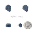 RECORD KEEPER Blue SAPPHIRE Gemstone Crystal : Natural Unheated Triangle Formative Sapphire Rough Specimen