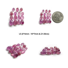Burmese Ruby Gemstone Cabochon : Natural Untreated Unheated  Ruby Uneven Shape Tumble Lots