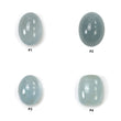 BLUE AQUAMARINE Gemstone Cabochon : Natural Untreated Aquamarine Oval Cushion Shape Cabochon