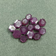 Raspberry Sheen PINK SAPPHIRE Gemstone Normal Cut : 12.55cts Natural Untreated Sapphire Hexagon Shape 5.5*4.5mm - 7*6mm 14pcs (With Video)