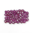 Raspberry SAPPHIRE Gemstone Cabochon September Birthstone : 31.50cts Natural Untreated Sheen PINK Sapphire Oval Shape Cabochon 6*4mm 40pcs