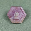 38.00cts Natural Untreated Raspberry Sheen PINK SAPPHIRE Gemstone September Birthstone TRAPICHE Normal Cut Hexagon Shape 27*25mm