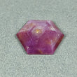 38.00cts Natural Untreated Raspberry Sheen PINK SAPPHIRE Gemstone September Birthstone TRAPICHE Normal Cut Hexagon Shape 27*25mm