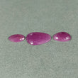 26.00cts Natural Untreated PINK SAPPHIRE Gemstone Uneven Shape Rose Cut 16*9.5mm - 25*16mm 3pcs