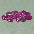 35.00cts Natural Untreated Raspberry Sheen PINK SAPPHIRE Gemstone September Birthstone Uneven Shape Rose Cut 8*6mm - 13*10mm 13pcs