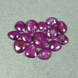 56.00cts Natural Untreated Raspberry Sheen PURPLE PINK SAPPHIRE Gemstone September Birthstone Uneven Shape Rose Cut 10*9mm - 16*13mm 14pcs
