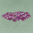 87.00cts Natural Untreated Raspberry Sheen PINK SAPPHIRE Gemstone September Birthstone Uneven Shape Rose Cut 7*6mm - 19*15mm 21pcs